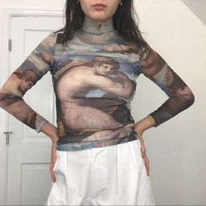renaissance mesh top